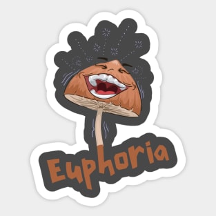 Euphoria mushroom Sticker